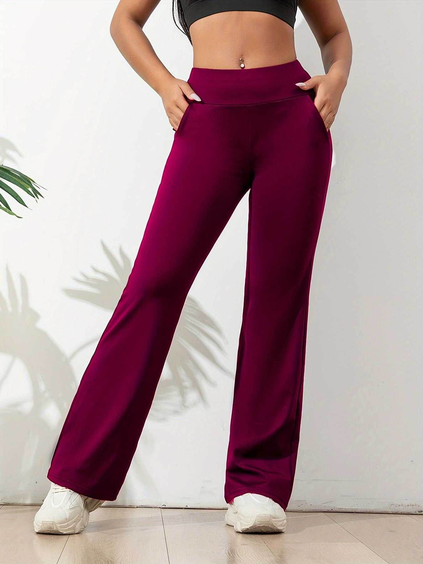High Waist Wide Leg Pants - Artadvier