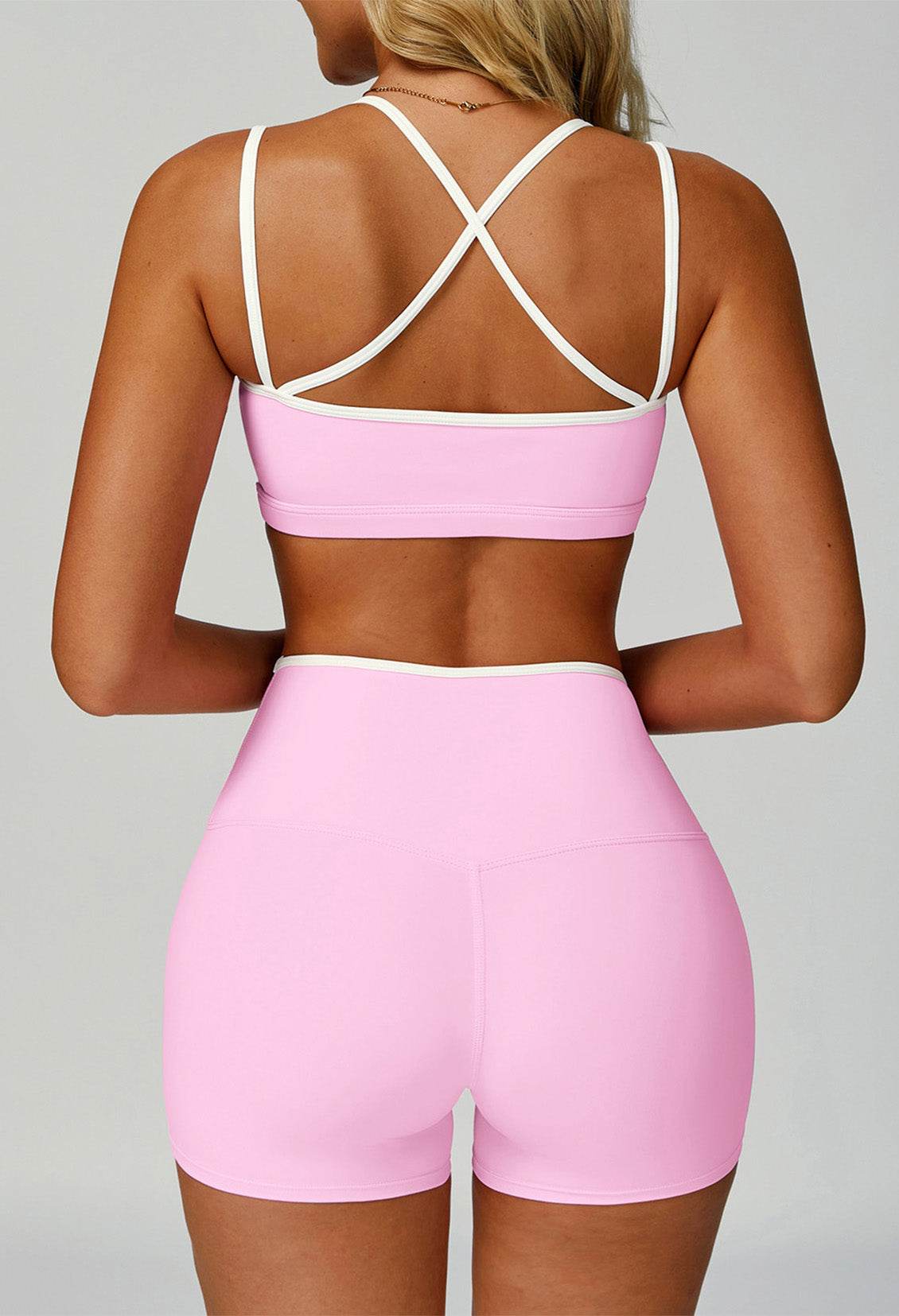 Double Shoulder Straps Sports Bras with Removable Chest Pad - Artadvier