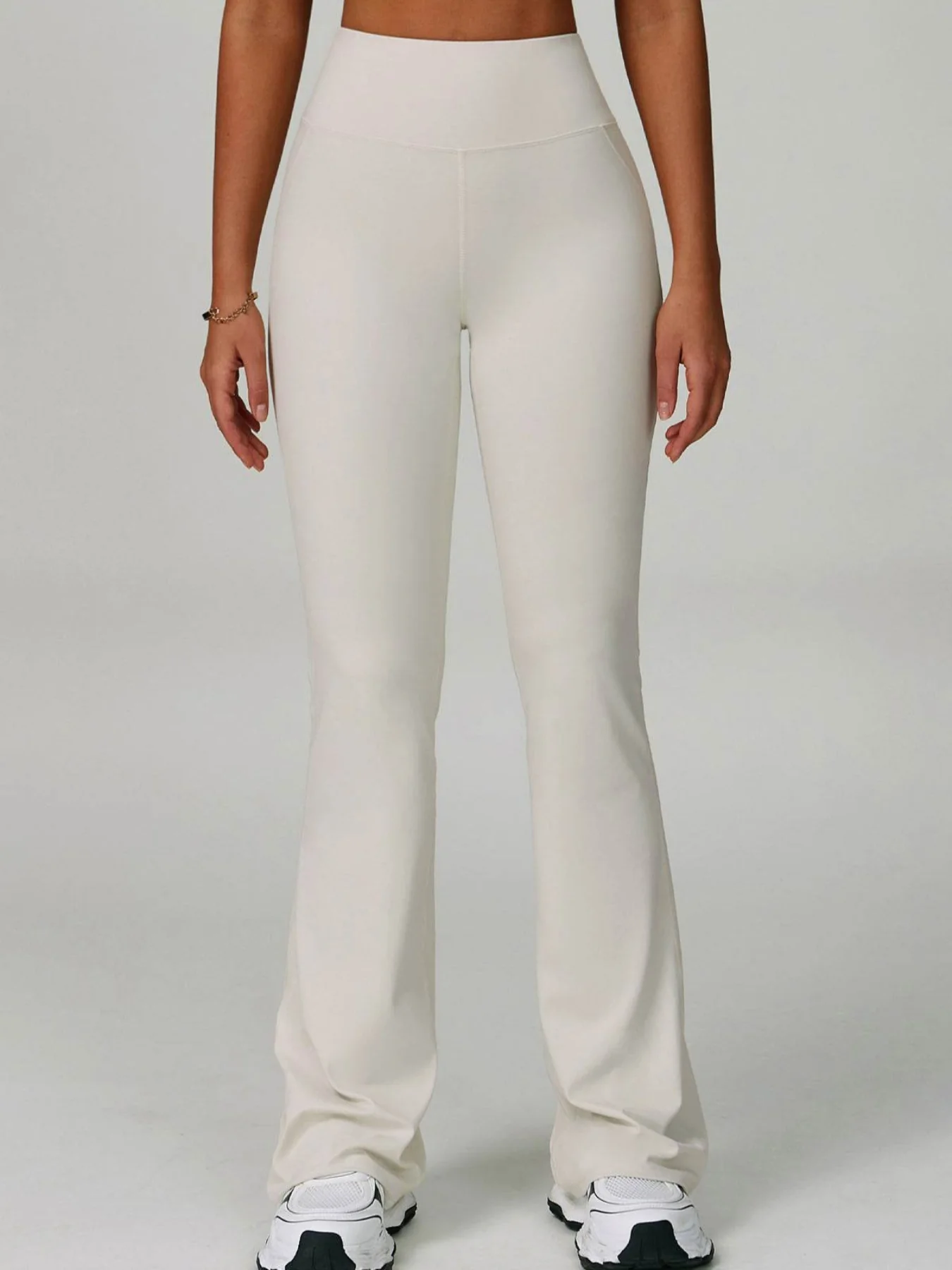 High Waist Tummy Control Running Flared Pant - Artadvier