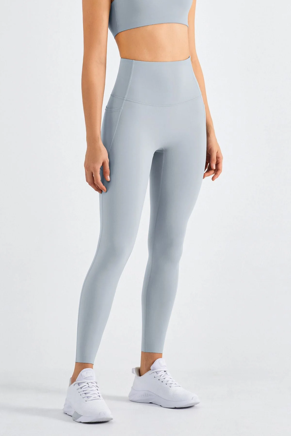 High-Rise Gym Leggings with Pockets - Artadvier