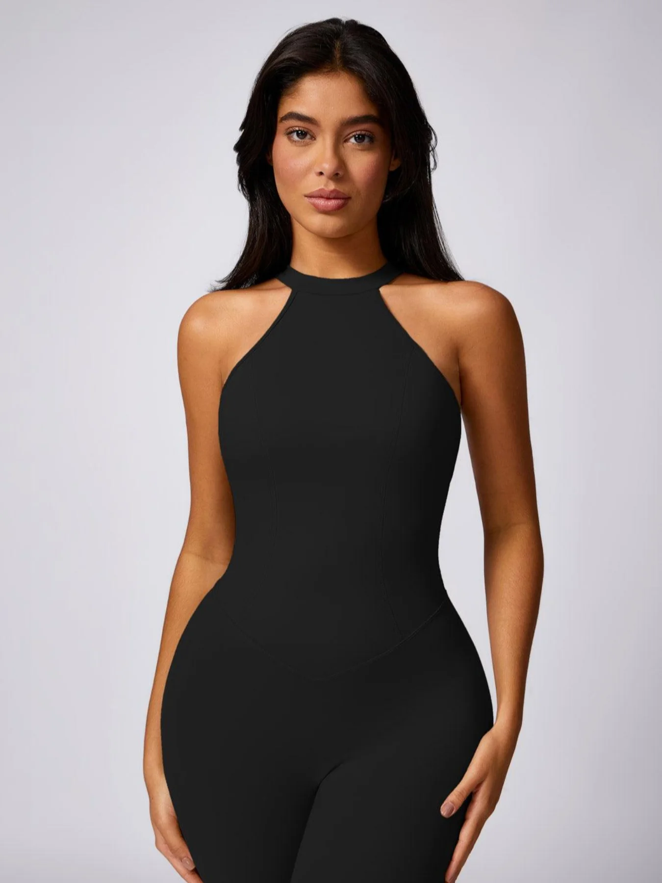 Sporty High Neck Sculpt Jumpsuit Women - Artadvier