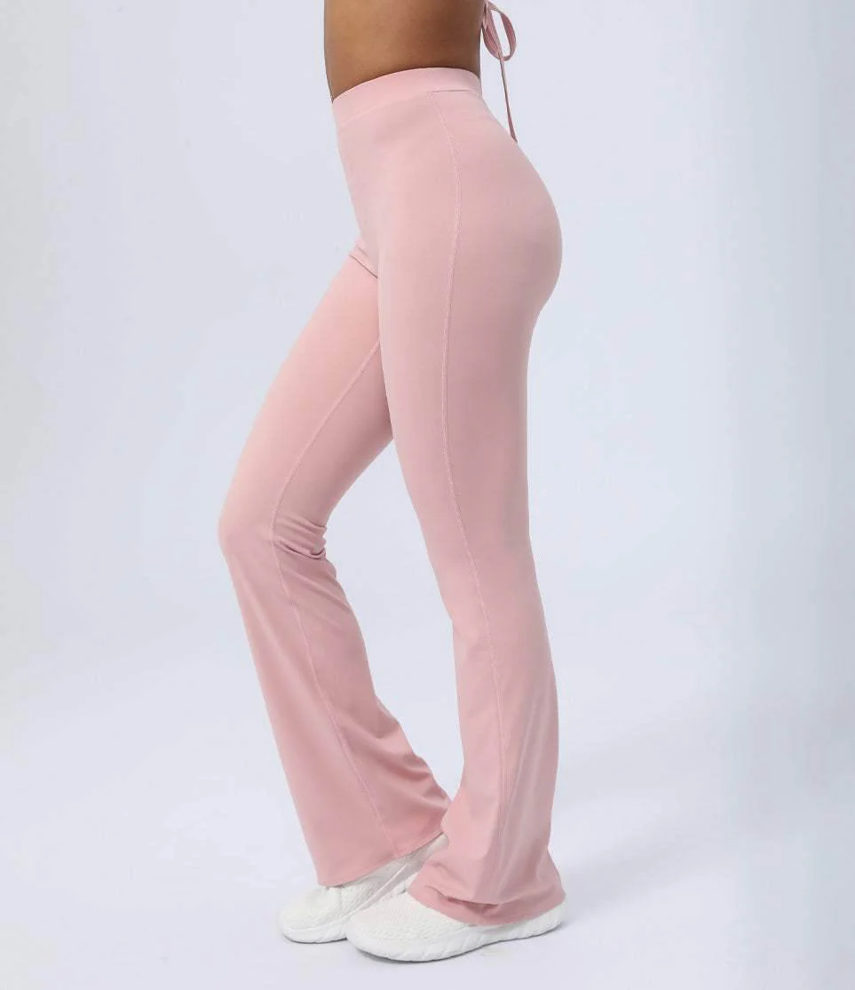 Butt Lifting Flared Leg Workout Pants - Artadvier