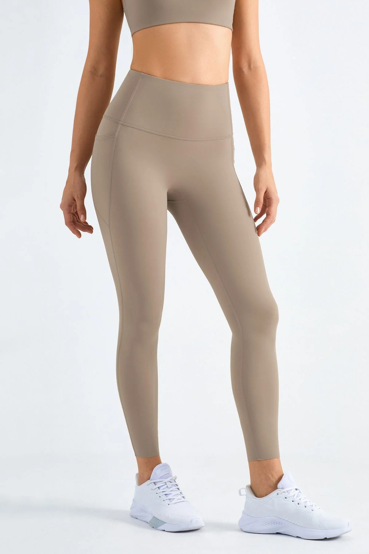 High-Rise Gym Leggings with Pockets - Artadvier